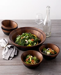Noritake Kona Large Wood Serving Bowl