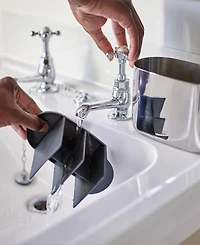 Joseph Joseph Easy Store Luxe Large Stainless-Steel Toothbrush Caddy
