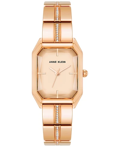 Anne Klein Women's Crystal Accent Bracelet Watch 23x32mm