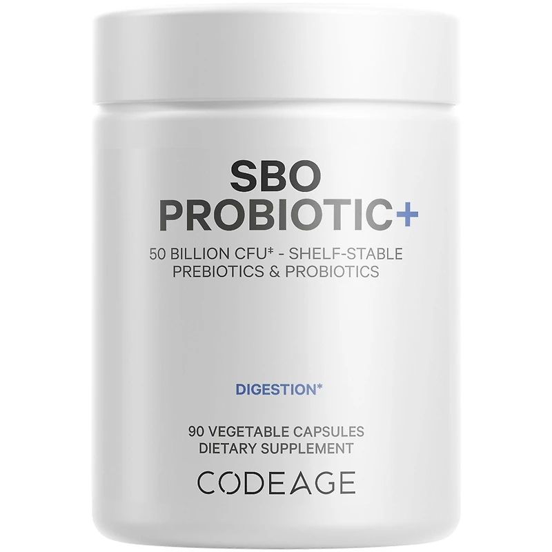 Codeage Sbo Probiotics, Billion CFUs Per Serving, Multi Strain Soil Based Organisms Blend and Organic Fermented Botanical Blend, Shelf-Stable