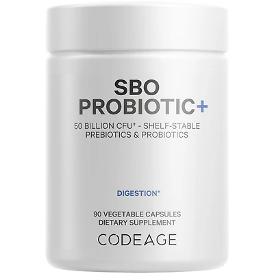 Codeage Sbo Probiotics, Billion CFUs Per Serving, Multi Strain Soil Based Organisms Blend and Organic Fermented Botanical Blend, Shelf-Stable