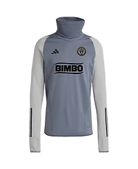 Men's adidas Gray Philadelphia Union Warm Raglan Cold.rdy Top