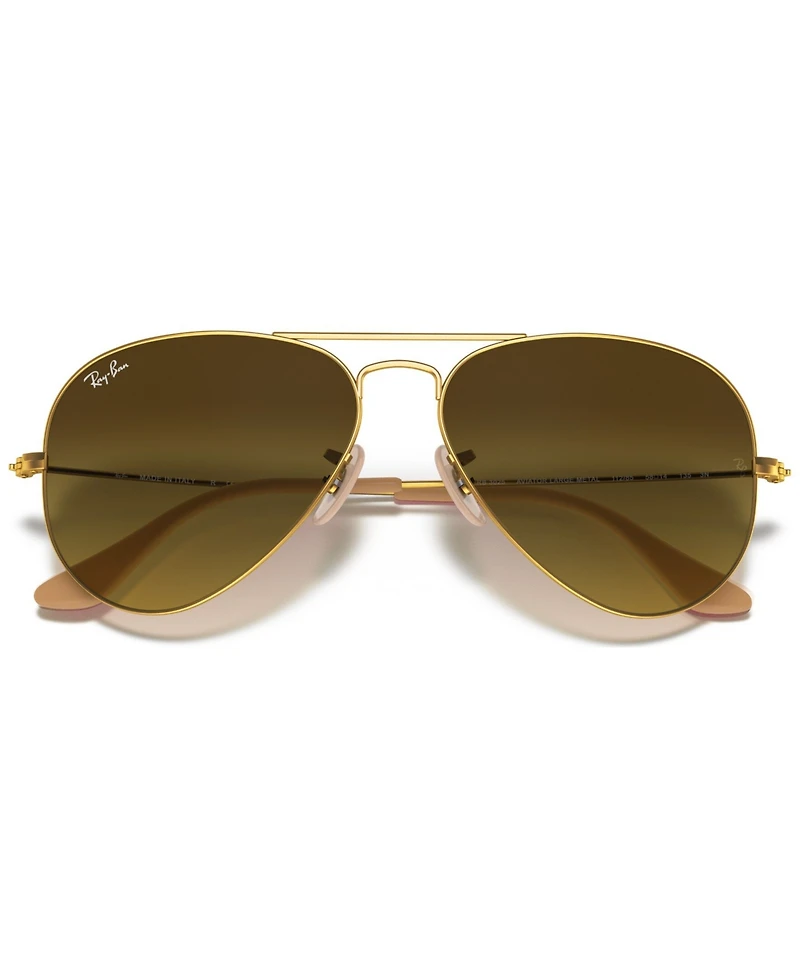 Ray-Ban Unisex Sunglasses, RB3025 Aviator Gradient