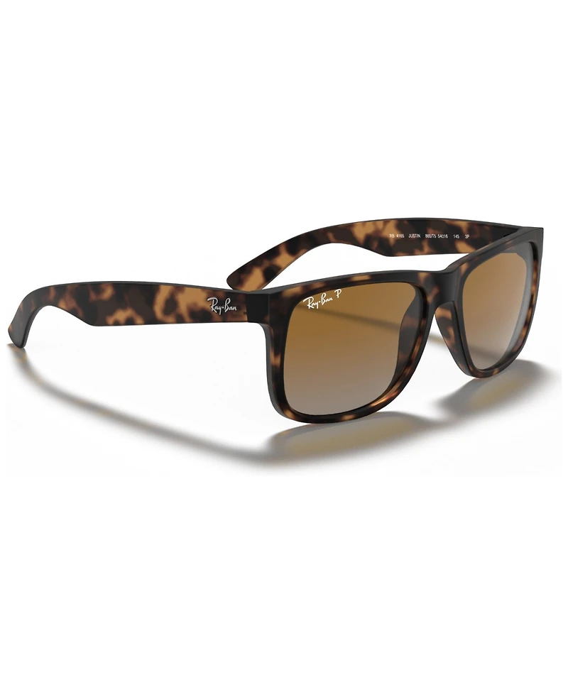 Ray-Ban Unisex Polarized Justin Gradient Sunglasses, RB4165
