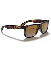 Ray-Ban Unisex Polarized Justin Gradient Sunglasses, RB4165
