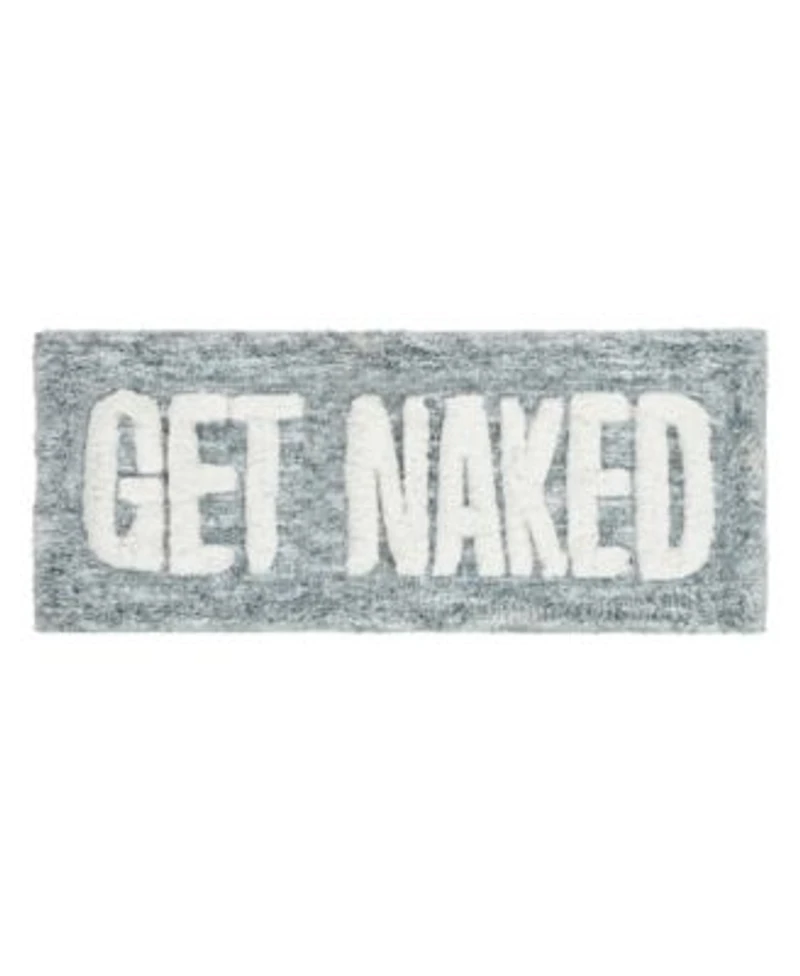 Vcny Home Get Naked Statement Bath Rug