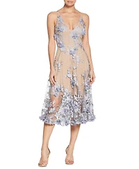 Dress the Population Audrey Floral Applique Lace