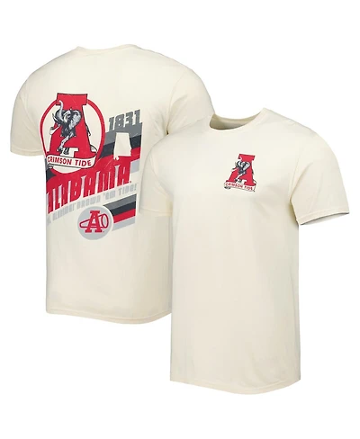 Men's Cream Alabama Crimson Tide Vault Vintage-Like Comfort Color T-shirt
