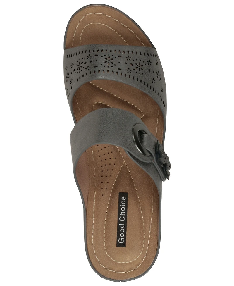 Gc Shoes Women's Theresa Comfort Wedge Sandals