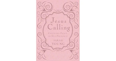 Jesus Calling, Pink Leather soft, with Scripture References- Enjoying Peace in His Presence (A 365-Day Devotional) by Sarah Young