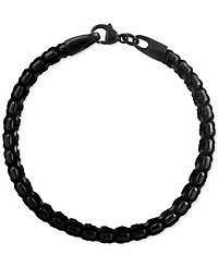 Effy Men's Hematite Woven Nylon Cord Bracelet in Black Pvd-Plated Sterling Silver