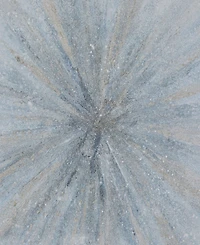 Rosemary Lane Canvas Radial Starburst Framed Wall Art with Silver-Tone Frame, 47" x 2" x 47"