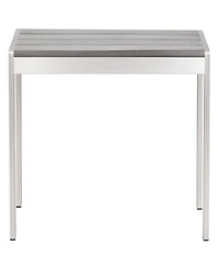 Zuo 59" Aluminum Metropolitan Double Bench