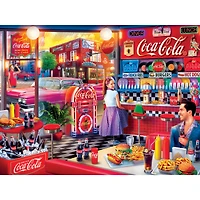 MasterPieces Coca-Cola - Soda Fountain 300 Piece Ez Grip Jigsaw Puzzle