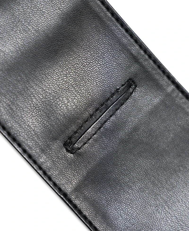 I.n.c. International Concepts Women's Wide Faux-Leather Sash Belt, Created for Macy's