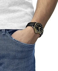 Tissot Men's Swiss Seastar 1000 Black Rubber Strap Watch 40mm