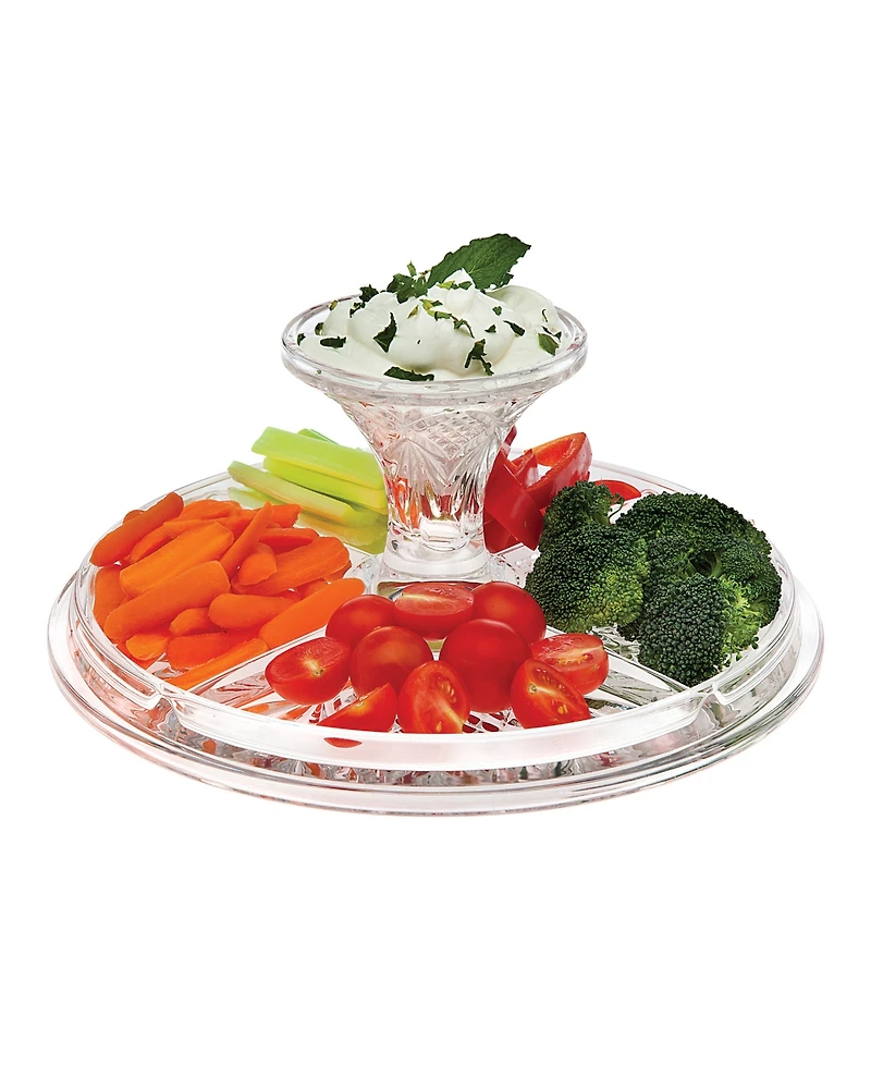 Dublin 4 in 1 Cake Plate, Punch bowl, Dip Server