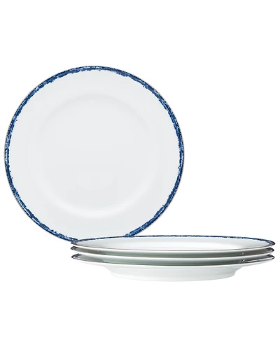 Noritake Rill Set of 4 Dinner Plates, Service for 4