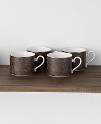 Noritake Tozan 4 Piece Cup Set, Service for 4