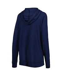 Women's Touch Navy Boston Red Sox Pre-Game Raglan Pullover Hoodie