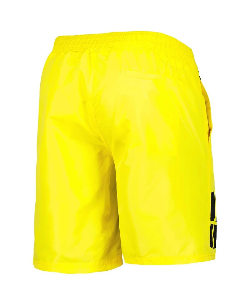 Men's G-iii Sports by Carl Banks Gold Utah Jazz Sea Wind Swim Trunks
