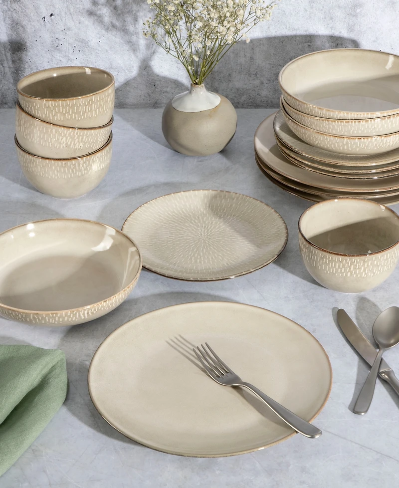 Gibson Matisse 16 Pc. Dinnerware Set, Service for 4