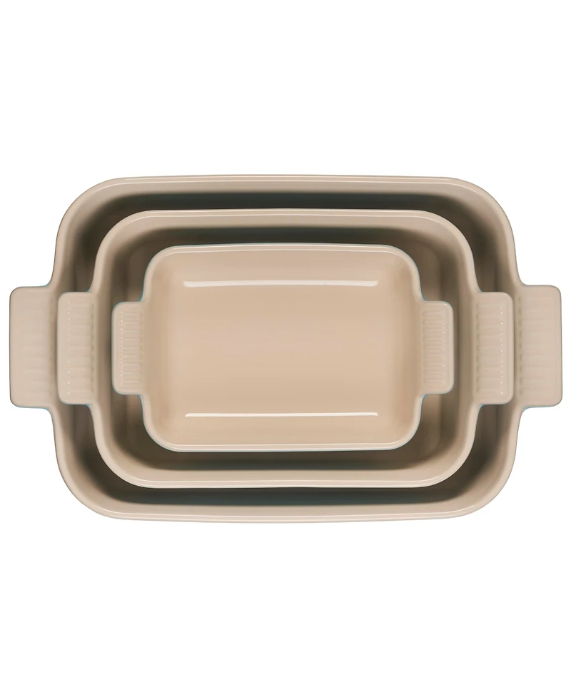 Le Creuset Set of 3 Heritage Bakers