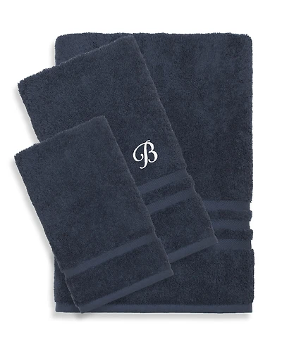 Linum Home Turkish Cotton Personalized Denzi -Pc. Bath Towel Set