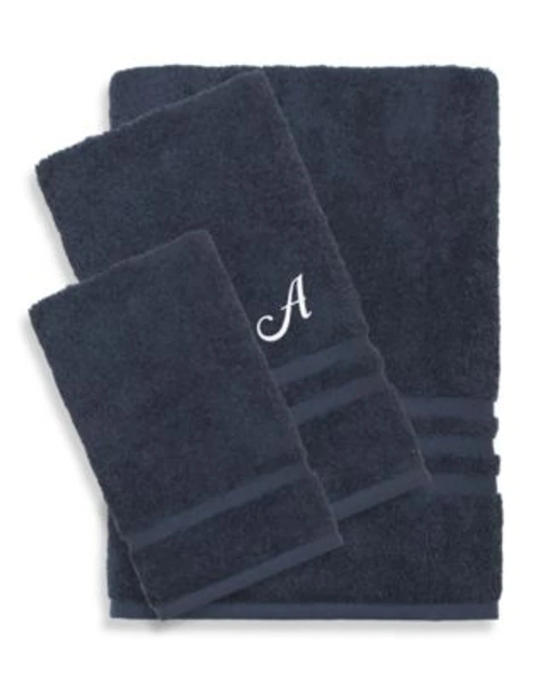 Linum Home Turkish Cotton Personalized Denzi Bath Towels