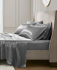 Madison Park Essentials Satin 6-Pc. Sheet Set