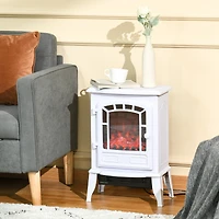 Homcom Electric Fireplace Stove with Overheat Protection 750W/1500W