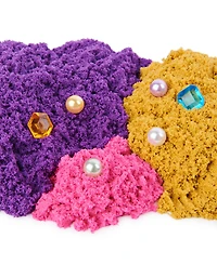 Mermaid Crystal Playset, Gold Shimmer Sand, Storage and Tools