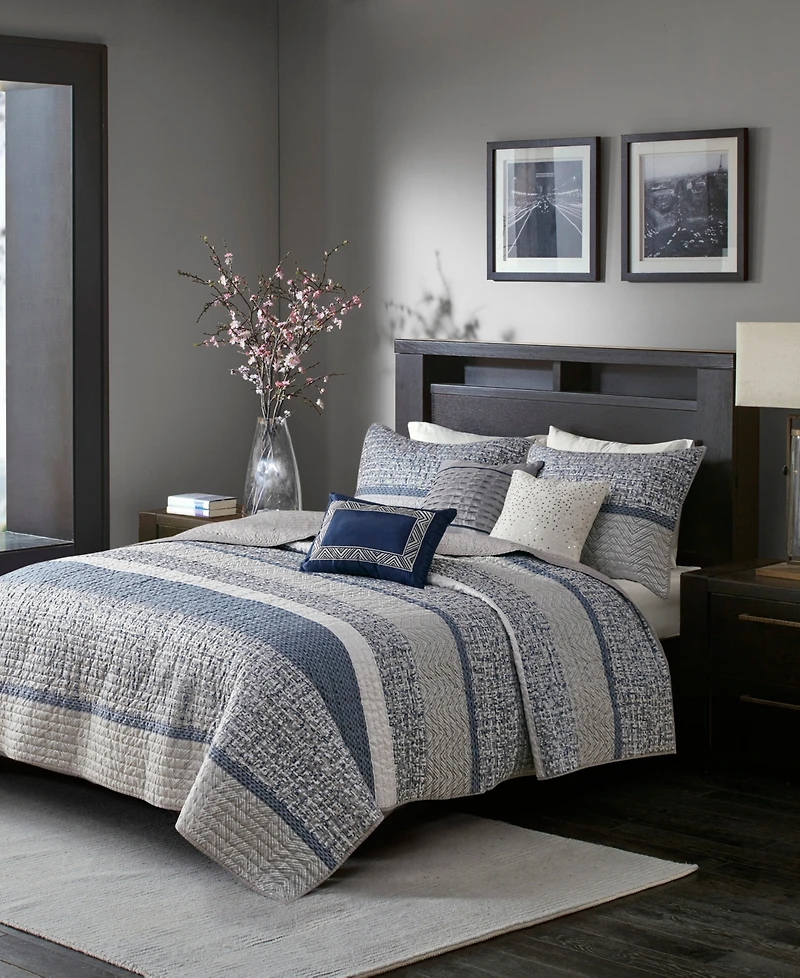 Madison Park Rhapsody 6-Pc. Quilt Set, King/California King