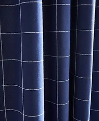 Tommy Hilfiger Big Check Pole Top Blackout 2 Piece Curtain Panel Collection