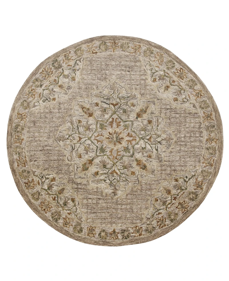 Lr Home Sweet Sinuo-120 6' x 6' Round Area Rug