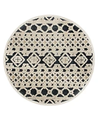 Closeout! Lr Home Sweet SINUO54114 6' x 6' Round Area Rug
