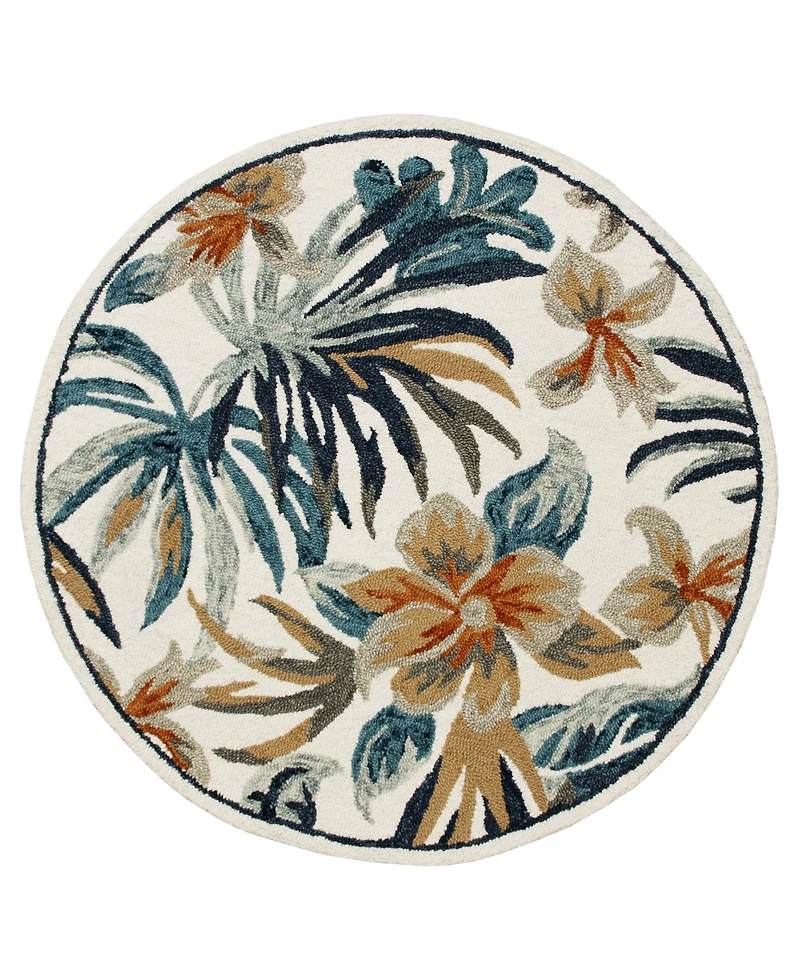 Lr Home Sweet Sinuo-118 6' x 6' Round Area Rug
