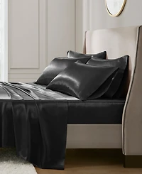 Madison Park Essentials Satin 6-Pc. Sheet Set