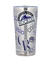 Tervis Tumbler Colorado Rockies 20 Oz All Over Stainless Steel Tumbler with Slider Lid
