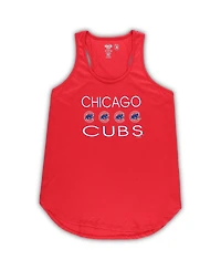 Women's Concepts Sport Red, Royal Chicago Cubs Plus Meter Tank Top and Pants Sleep Set
