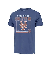 Men's '47 Brand Royal New York Mets Borderline Franklin T-shirt