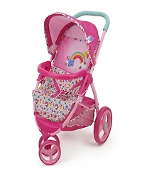 Baby Alive Pink And Rainbow Doll Jogging Stroller
