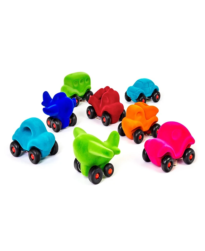 Rubbabu Little Vehicle Asssortment Tray