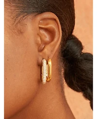 Oma The Label Women's Chi 18K Gold Plated Brass Earrings