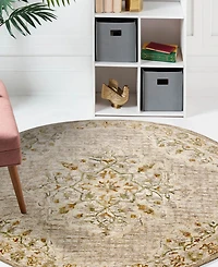 Lr Home Sweet Sinuo-120 4' x 4' Round Area Rug