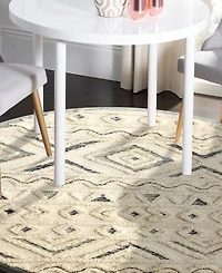 Closeout! Lr Home Sweet SINUO54115 4' x 4' Round Area Rug