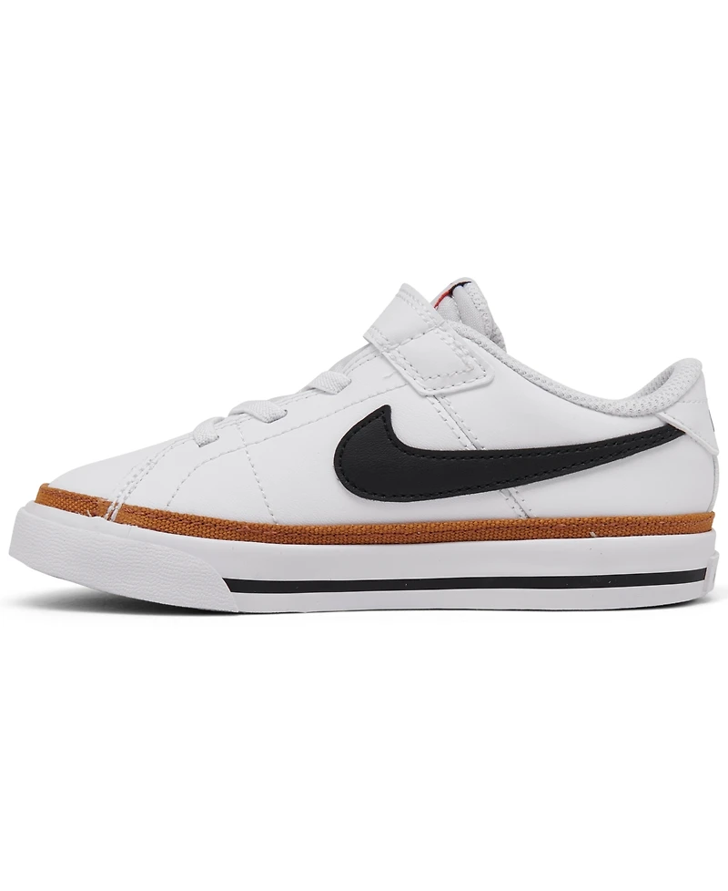 Nike Toddler Kids Court Legacy Adjustable Strap Closure Casual Sneakers from Finish Line