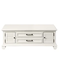 Steve Silver Charlestown 48" Wide Wooden Farmhouse Lift Top Coffee Table