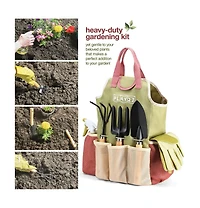 Play22usa Adults Garden Tool Set 9-Piece