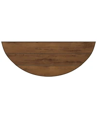 Steve Silver Denise 48" Demilune Wood and Metal Sofa Table